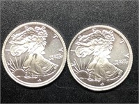 SILVER (02) 1/10TH OUNCE ROUNDS