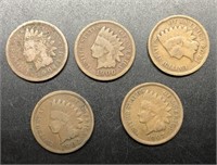 INDIAN HEAD CENTS (#05) MIXED DATES