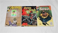 (3) COMIC BOOKS BATMAN & PALS