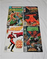 (4) COMIC BOOKS DC Flash Batman Green Lantern