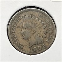 1902 INDIAN CENT - EF CONDITION