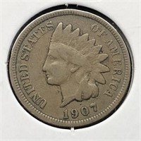 1907 INDIAN CENT - EF CONDITION
