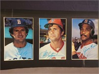 BOSTON RED SOX PICTURES OF FRED LYNN, JIM