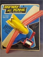 VINTAGE SKYWAY JET PLANE WITH ROTATING WINGS