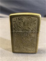 VINTAGE ZIPPO LIGHTER WITH PSYCHEDELIC ETCHING