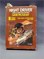 NIGHT DRIVER GAME PROGRAM 8 GAMES FOR ATARI WITH