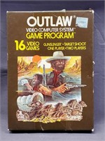 OUTLAW 16 VIDEO GAMES FOR ATARI WITH INSTRUCTIONS