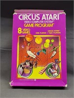 CIRCUS ATARI 8 GAMES WITH INSTRUCTIONS