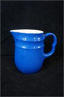 Oxford Stoneware Blue Pitcher Made in USA