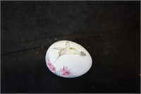 Hummingbird Ceramic Egg