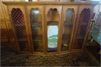 Curio Cabinet With Glass and Wire