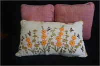 Set of Three Decorative Throw Pillows