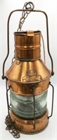 Copper Griffiths & Sons Nautical Lantern Lamp.