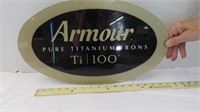 Armour advertising sign-golf clubs
