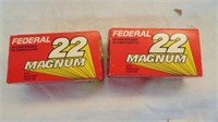 Federal 22 Magnum -2 full boxes -50 ea