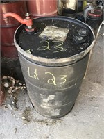 Part Barrel 15-40 Mobil oil.  Maybe 1/3 full