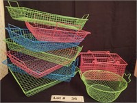 COATED WIRE BASKETS ASSORTED SIZES