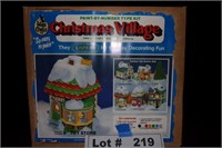 CHRISTMAS VILLAGE LIGHT UP PAINT BY NUMBER KIT