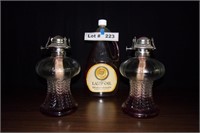 GLASS OIL LAMPS AND LAMP OIL