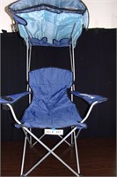 FOLDING CHAIR WITH SUN COVER AND CARRY CASE