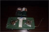 OZARK TRAIL CAMPING STOVE WITH 2 NEW BOTTLES OF FU