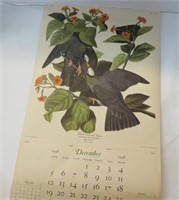 Audubon 1953 and 1949 wall calendars
