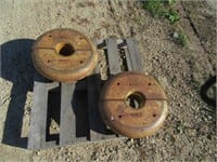*ELLSWORTH* Oliver tractor front wheel weights. ca