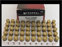 FEDERAL 9MM LUGER - NO SHIPPING