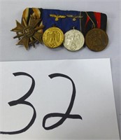 WWII GERMAN MEDAL RACK