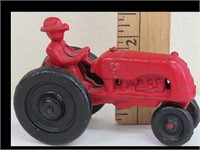 SMALL CAST IRON TRACTOR