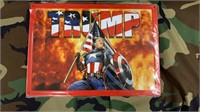 2 Each Trump Captain America Metal Signs New