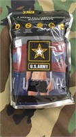 18 Each US Army Boxer Briefs 3 PerSize Large New