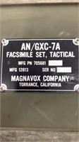 AN/GXC-7A Tactical Facsimile Set (Fax Machine)