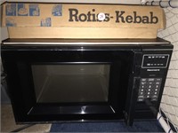 rotisserie, kebob, microwave