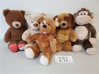 5 Build-A-Bear Stuffed Animals
