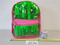 Nickelodeon Slime Backpack + Slime