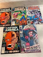 Vintage Marvel Captain America Comic Boom Lot