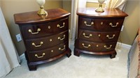 Thomasville Solid Mahogany End Tables