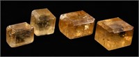 CITRINE SLANTED CUBE STONE PAPERWEIGHT & DÉCOR