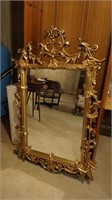 Large Gold Gilded Frame Mirror