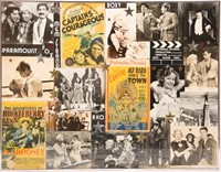 1930's HOLLYWOOD MOVIE POSTERS & STILLS COLLAGE