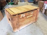 OLD WOOD SHIPPING CRATE