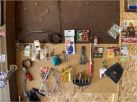 Misc. on pegboard