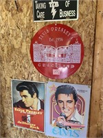 4 Elvis Tin Signs