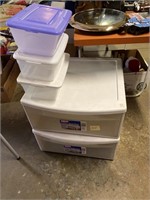 Lg. Storage Drawers , 3 small bins