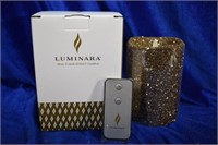 Luminara Gold Flake Battery and Remote Controlled