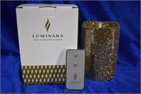 Luminara Gold Flake Battery and Remote Controlled