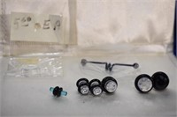 8 Piece Misc Ear Guage Piercing and 1 Ear Bar