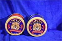 2 Empire Sewing Thread Tins made in England