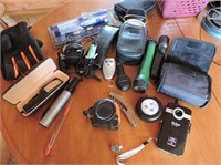 Flashlights, Scale, Tape Measure, Dvr, Etc